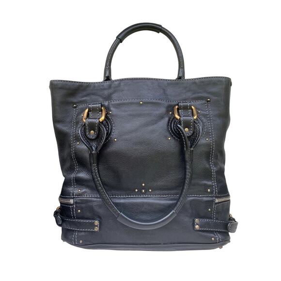 Authentic Chloe Paddington Tote Bag Black Leather - Picture 4 of 15